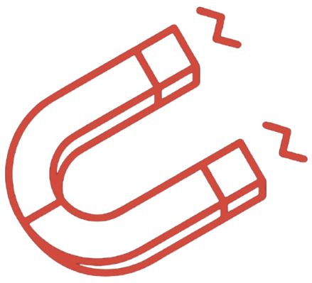 Client magnet icon representing shadow work SEO services